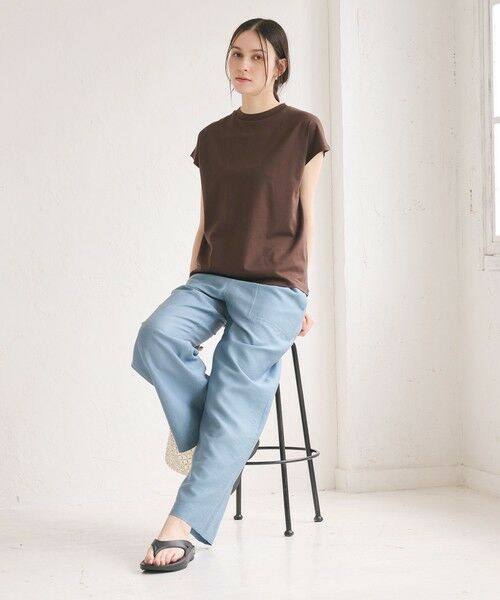 BEAUTY&YOUTH UNITED ARROWS / ビューティー&ユース ユナイテッドアローズ カットソー | クルーネック フレンチスリーブ カットソー | 詳細13