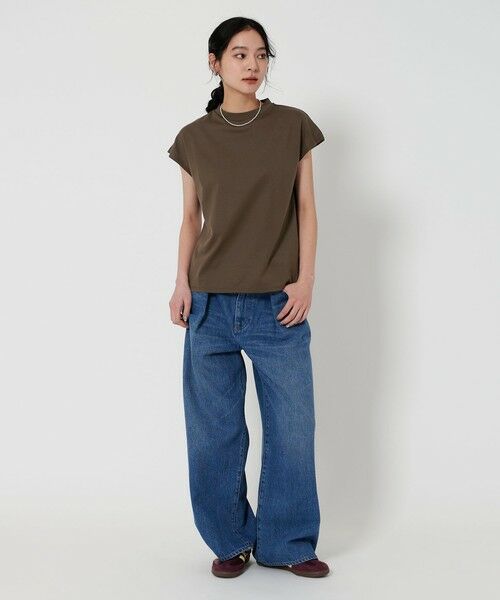 BEAUTY&YOUTH UNITED ARROWS / ビューティー&ユース ユナイテッドアローズ カットソー | クルーネック フレンチスリーブ カットソー | 詳細25