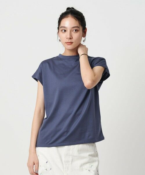 BEAUTY&YOUTH UNITED ARROWS / ビューティー&ユース ユナイテッドアローズ カットソー | クルーネック フレンチスリーブ カットソー(COBALT)