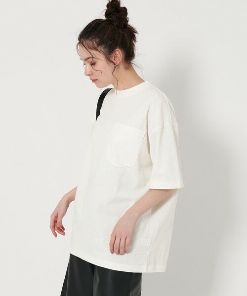 BEAUTY & YOUTH UNITED ARROWS/ビューティー&ユース ユナイテッドアローズ コットン ポケット ビッグTシャツ WHITE FREE BEAUTY & YOUTH UNITED ARROWS/ビューティー&ユース ユナイテッドアローズ コットン ポケット ビッグTシャツ WHITE FREE
