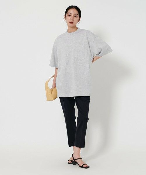 BEAUTY & YOUTH UNITED ARROWS/ビューティー&ユース ユナイテッドアローズ コットン ポケット ビッグTシャツ LT. GRAY FREE BEAUTY & YOUTH UNITED ARROWS/ビューティー&ユース ユナイテッドアローズ コットン ポケット ビッグTシャツ LT. GRAY FREE
