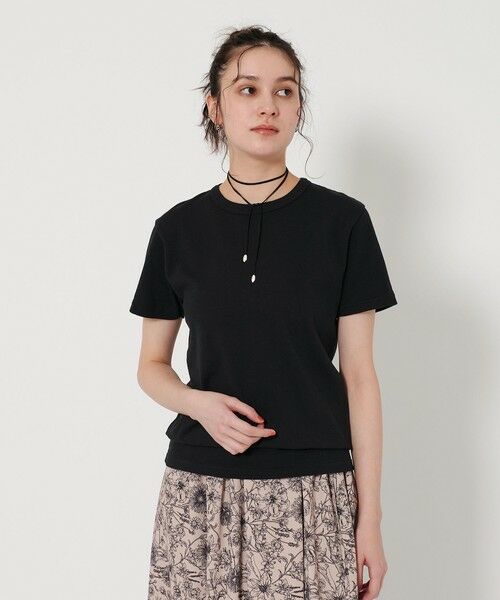 BEAUTY & YOUTH UNITED ARROWS/ビューティー&ユース ユナイテッドアローズ コットン天竺 Tシャツ BLACK FREE BEAUTY & YOUTH UNITED ARROWS/ビューティー&ユース ユナイテッドアローズ コットン天竺 Tシャツ BLACK FREE