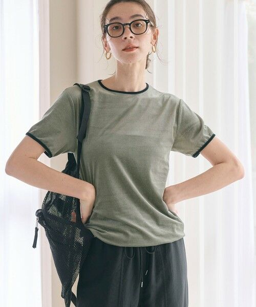 シアーベロア リンガー Tシャツ （Tシャツ）｜BEAUTY&YOUTH