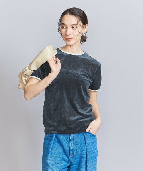シアーベロア リンガー Tシャツ （Tシャツ）｜BEAUTY&YOUTH
