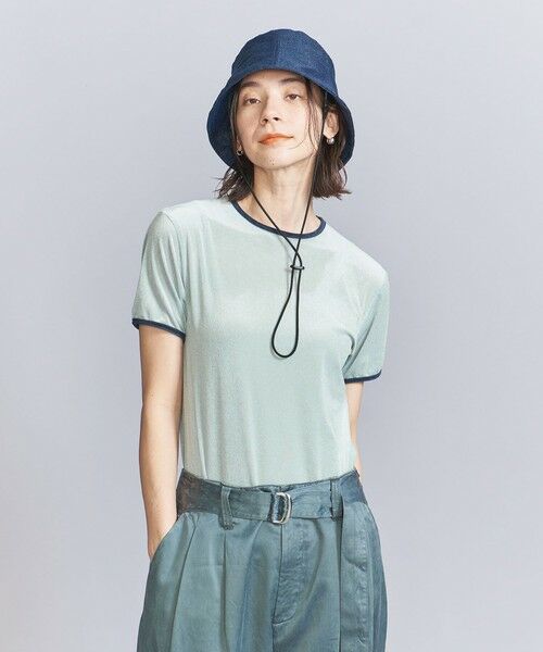 世界の シアーベロア リンガー Tシャツ （Tシャツ）｜BEAUTY&YOUTH 自転車本体