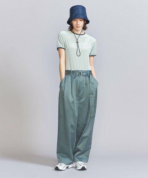 シアーベロア リンガー Tシャツ （Tシャツ）｜BEAUTY&YOUTH