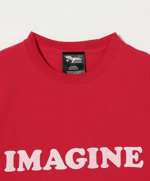 「BEAUTY&YOUTH UNITED ARROWS」 スウェットカットソー FREE レッド レディース セール】 ＜WORN FREE＞プリント Tシャツ （カットソー