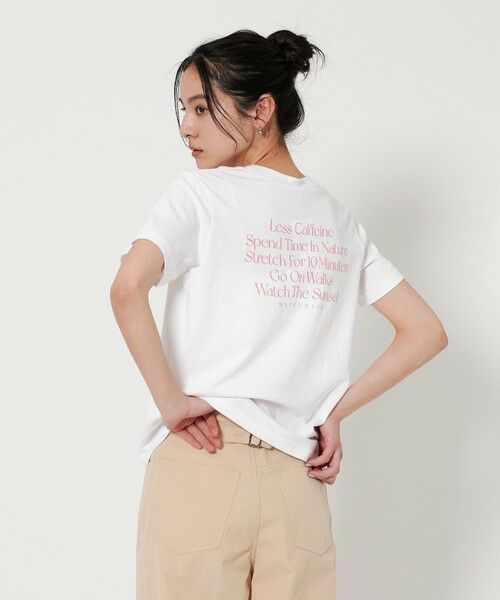 BEAUTY & YOUTH UNITED ARROWS/ビューティー&ユース ユナイテッドアローズ 【別注】<WAVE UNION>プリント Tシャツ WHITE FREE BEAUTY & YOUTH UNITED ARROWS/ビューティー&ユース ユナイテッドアローズ 【別注】<WAVE UNION>プリント Tシャツ WHITE FREE