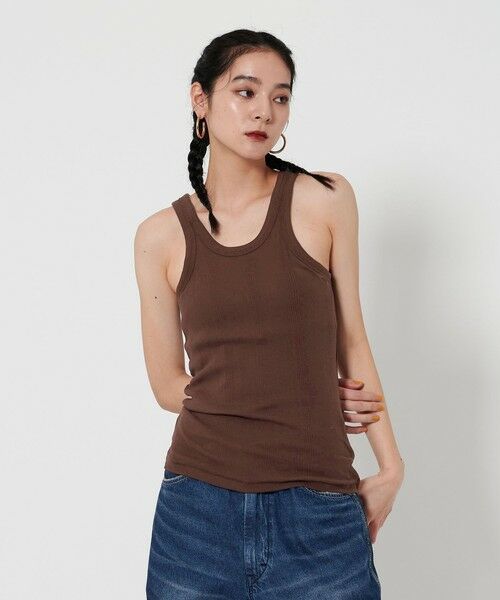 BEAUTY & YOUTH UNITED ARROWS/ビューティー&ユース ユナイテッドアローズ 【別注】<Robert P. Miller>リブ タンクトップ MOCA FREE BEAUTY & YOUTH UNITED ARROWS/ビューティー&ユース ユナイテッドアローズ 【別注】<Robert P. Miller>リブ タンクトップ MOCA FREE