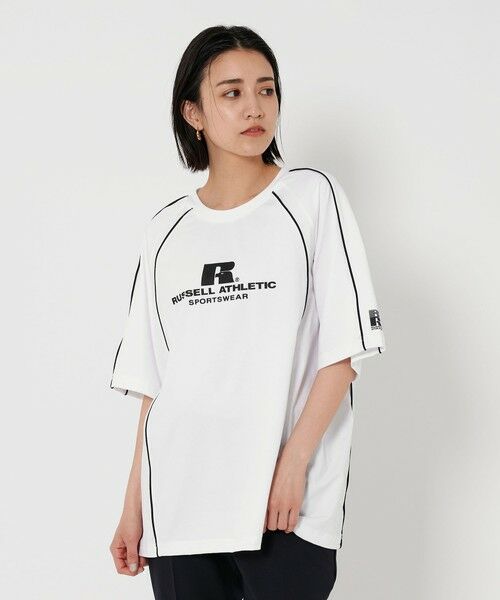 セール】 【別注】＜RUSSELL ATHLETIC＞ライン ショートスリーブ