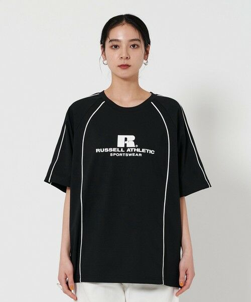 セール】 【別注】＜RUSSELL ATHLETIC＞ライン ショートスリーブ