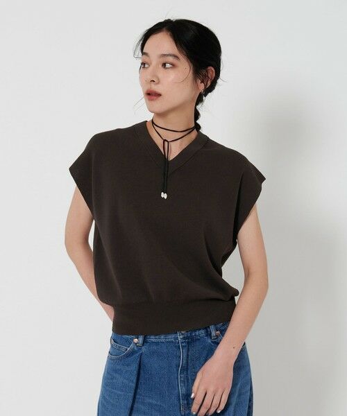 美品SOEJU⭐︎Vネック フレンチスリーブニット 美品SOEJU⭐︎Vネック フレンチスリーブニット - メルカリ