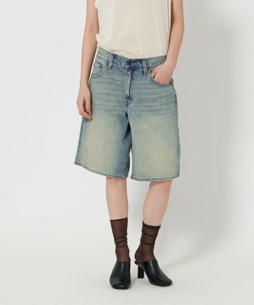 BEAUTY & YOUTH UNITED ARROWS/ビューティー&ユース ユナイテッドアローズ <Levis>BAGGY DAD デニム ハーフパンツ LT. BLUE S(26) BEAUTY & YOUTH UNITED ARROWS/ビューティー&ユース ユナイテッドアローズ <Levis>BAGGY DAD デニム ハーフパンツ LT. BLUE S(26)