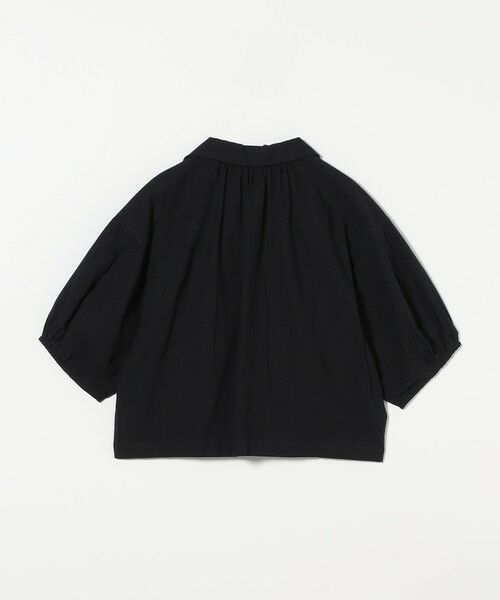 新品　BEAUTY&YOUTH UNITED ARROWS 長袖ブラウス　黒 6(ROKU) BEAUTY&YOUTH UNITED ARROWS ロク ビューティーアンド