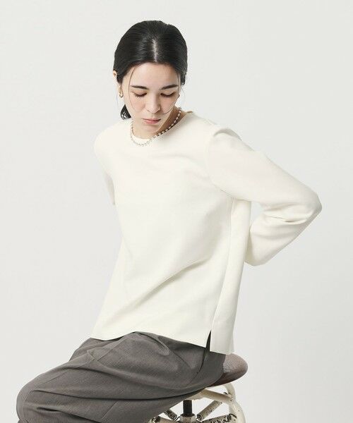 BEAUTY&YOUTH UNITED ARROWS / ビューティー&ユース ユナイテッドアローズ シャツ・ブラウス | ダブルクロス クルーネック ブラウス | 詳細1