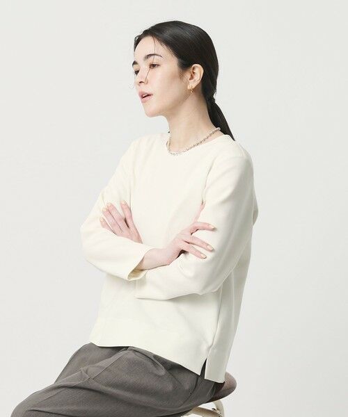 BEAUTY&YOUTH UNITED ARROWS / ビューティー&ユース ユナイテッドアローズ シャツ・ブラウス | ダブルクロス クルーネック ブラウス | 詳細2