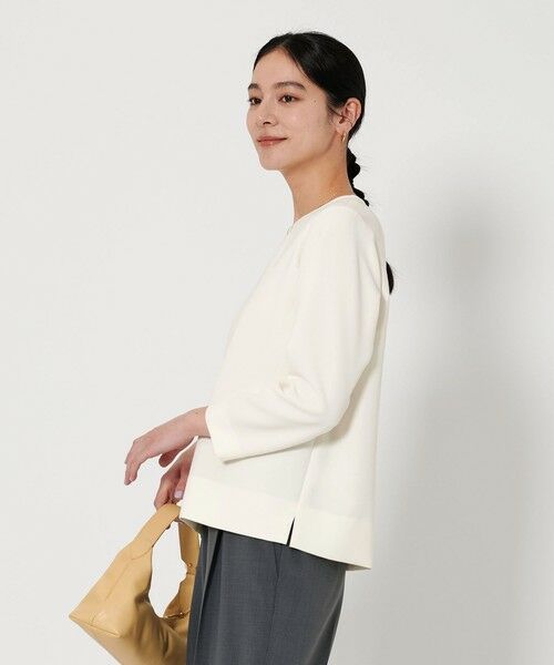 BEAUTY&YOUTH UNITED ARROWS / ビューティー&ユース ユナイテッドアローズ シャツ・ブラウス | ダブルクロス クルーネック ブラウス | 詳細1