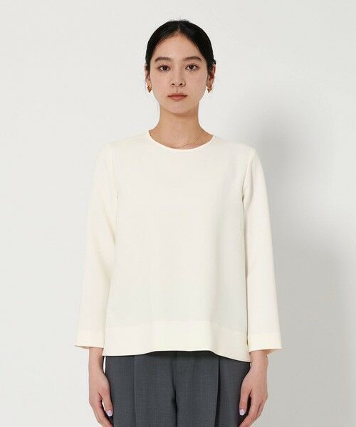 BEAUTY&YOUTH UNITED ARROWS / ビューティー&ユース ユナイテッドアローズ シャツ・ブラウス | ダブルクロス クルーネック ブラウス | 詳細3