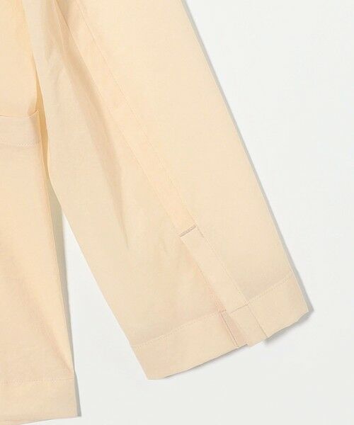【UNITED ARROWS】リネン混 ノーカラー ジャケット ベージュ レディースのノーカラージャケット（ベージュ）｜ユナイテッド