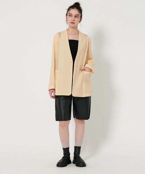 united arrows & sons ノーカラージャケット UNITED ARROWS & SONS by DAISUKE OBANA（ユナイテッドアローズ