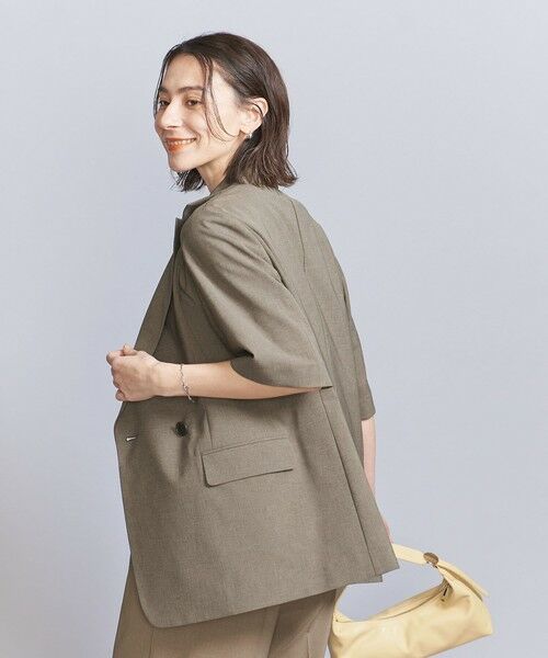 BEAUTY&YOUTH UNITED ARROWS 今季半袖ジャケット Shirt｜TOPS｜ビューティー＆ユース（BEAUTY&YOUTH）｜MEN｜2025