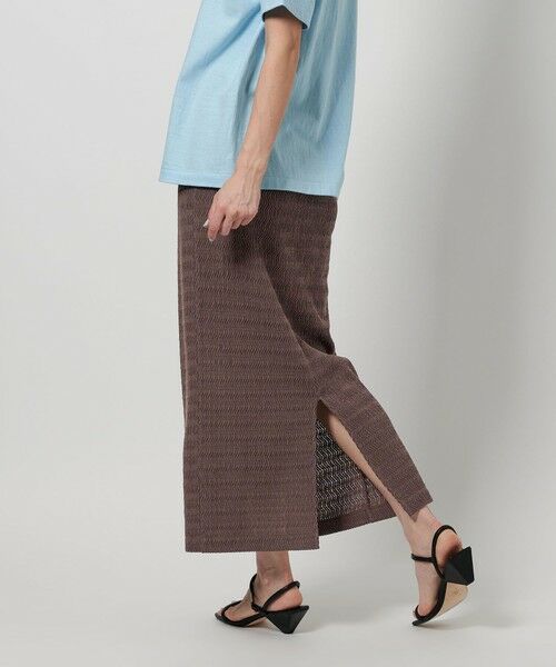 BEAUTY & YOUTH UNITED ARROWS/ビューティー&ユース ユナイテッドアローズ ラッセル ウェーブ タイトスカート DK. BROWN M BEAUTY & YOUTH UNITED ARROWS/ビューティー&ユース ユナイテッドアローズ ラッセル ウェーブ タイトスカート DK. BROWN M