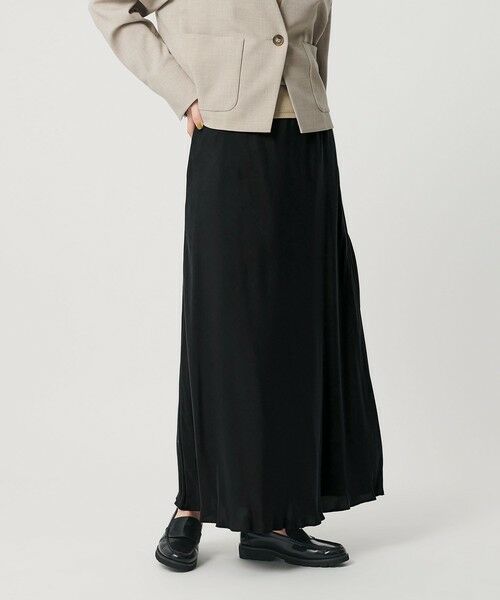 BEAUTY&YOUTH UNITED ARROWS / ビューティー&ユース ユナイテッドアローズ ロング・マキシ丈スカート | フィブリルキュプラ マーメイドスカート | 詳細1