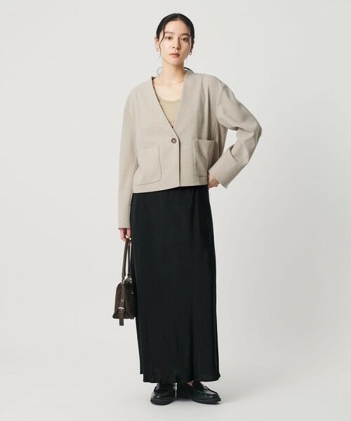 BEAUTY&YOUTH UNITED ARROWS / ビューティー&ユース ユナイテッドアローズ ロング・マキシ丈スカート | フィブリルキュプラ マーメイドスカート | 詳細3