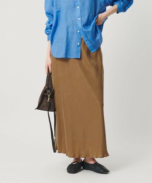 BEAUTY&YOUTH UNITED ARROWS / ビューティー&ユース ユナイテッドアローズ ロング・マキシ丈スカート | フィブリルキュプラ マーメイドスカート | 詳細16