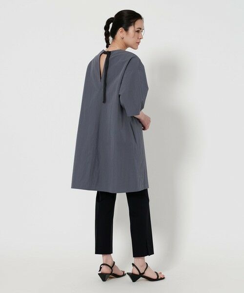 BEAUTY & YOUTH UNITED ARROWS/ビューティー&ユース ユナイテッドアローズ コットンナイロン バックベルト ミニワンピース NAVY FREE BEAUTY & YOUTH UNITED ARROWS/ビューティー&ユース ユナイテッドアローズ コットンナイロン バックベルト ミニワンピース NAVY FREE