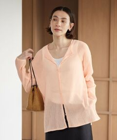 BEAUTY&YOUTH UNITED ARROWS / ビューティー&ユース ユナイテッドアローズ カーディガン・ボレロ | クレープ クルーネックカーディガン