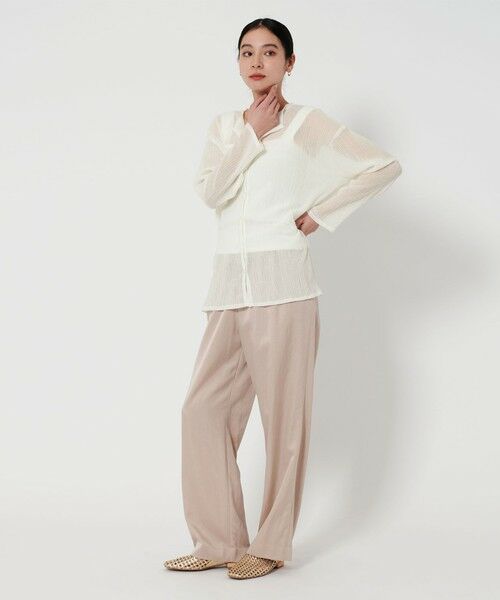 BEAUTY&YOUTH UNITED ARROWS / ビューティー&ユース ユナイテッドアローズ カーディガン・ボレロ | クレープ クルーネックカーディガン | 詳細6