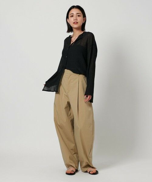 BEAUTY&YOUTH UNITED ARROWS / ビューティー&ユース ユナイテッドアローズ カーディガン・ボレロ | クレープ クルーネックカーディガン | 詳細15