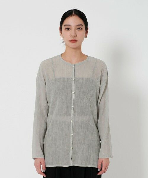 BEAUTY&YOUTH UNITED ARROWS / ビューティー&ユース ユナイテッドアローズ カーディガン・ボレロ | クレープ クルーネックカーディガン | 詳細20