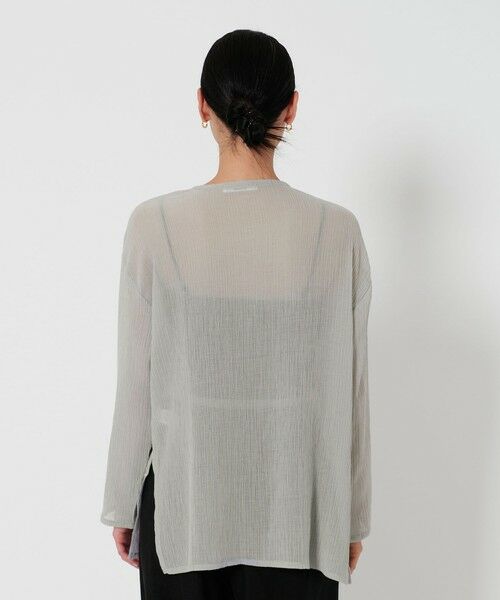 BEAUTY&YOUTH UNITED ARROWS / ビューティー&ユース ユナイテッドアローズ カーディガン・ボレロ | クレープ クルーネックカーディガン | 詳細27