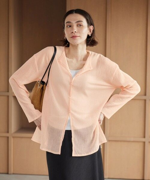 BEAUTY&YOUTH UNITED ARROWS / ビューティー&ユース ユナイテッドアローズ カーディガン・ボレロ | クレープ クルーネックカーディガン | 詳細25