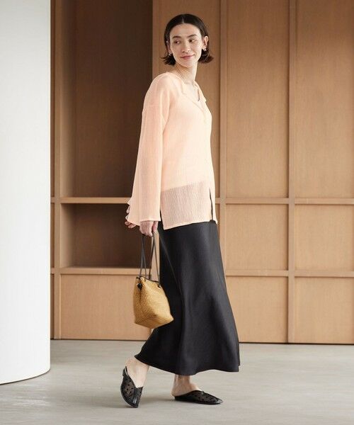 BEAUTY&YOUTH UNITED ARROWS / ビューティー&ユース ユナイテッドアローズ カーディガン・ボレロ | クレープ クルーネックカーディガン | 詳細28