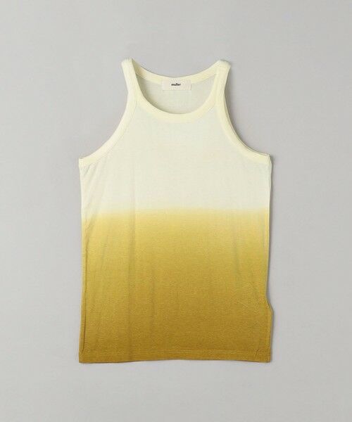 BEAUTY & YOUTH UNITED ARROWS/ビューティー&ユース ユナイテッドアローズ <muller of yoshiokubo>グラデーション タンクトップ YELLOW M(38) BEAUTY & YOUTH UNITED ARROWS/ビューティー&ユース ユナイテッドアローズ <muller of yoshiokubo>グラデーション タンクトップ YELLOW M(38)
