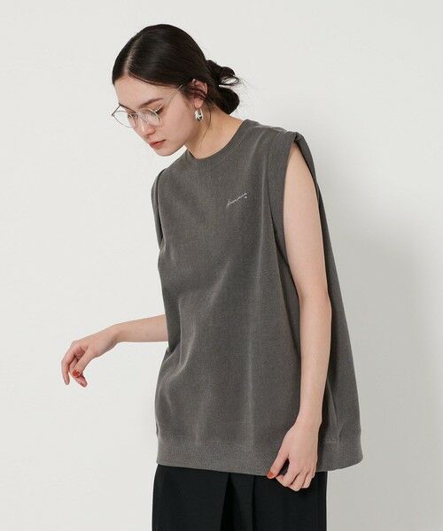 BEAUTY & YOUTH UNITED ARROWS/ビューティー&ユース ユナイテッドアローズ <Americana>ヴィンテージライク 裏毛 ベスト BLACK FREE BEAUTY & YOUTH UNITED ARROWS/ビューティー&ユース ユナイテッドアローズ <Americana>ヴィンテージライク 裏毛 ベスト BLACK FREE