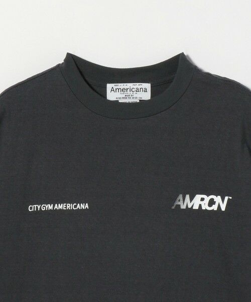 AMERICANA tシャツ 「Americana」ロゴプリント Tシャツ