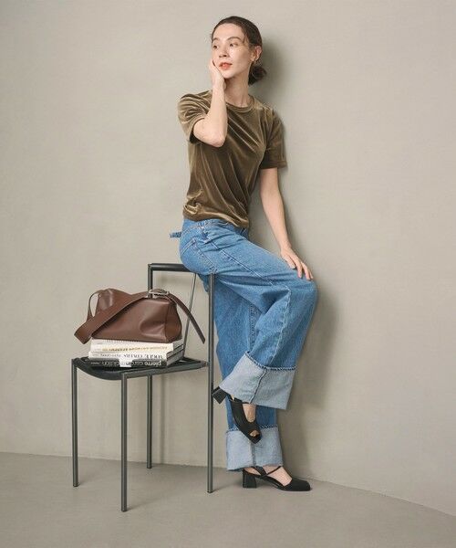 BEAUTY&YOUTH UNITED ARROWS / ビューティー&ユース ユナイテッドアローズ サンダル | レザーライク オープントゥ バックストラップミュール | 詳細3