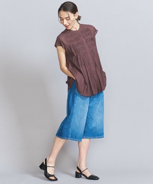 BEAUTY&YOUTH UNITED ARROWS / ビューティー&ユース ユナイテッドアローズ サンダル | レザーライク オープントゥ バックストラップミュール | 詳細6