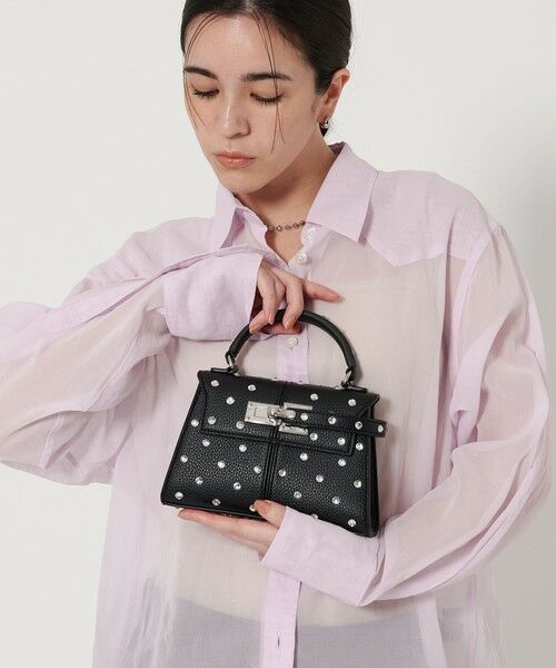 BEAUTY&YOUTH UNITED ARROWS / ビューティー&ユース ユナイテッドアローズ ハンドバッグ | ＜JW PEI＞Elise トップハンドルバッグ-2WAY-（BLACK）
