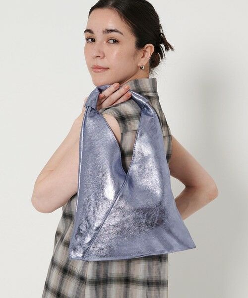 BEAUTY & YOUTH UNITED ARROWS/ビューティー&ユース ユナイテッドアローズ <MARLON FIRENZE>メタリック レザー ショルダーバッグ LILAC FREE BEAUTY & YOUTH UNITED ARROWS/ビューティー&ユース ユナイテッドアローズ <MARLON FIRENZE>メタリック レザー ショルダーバッグ LILAC FREE