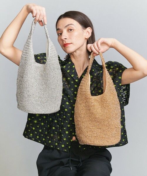 BEAUTY & YOUTH UNITED ARROWS/ビューティー&ユース ユナイテッドアローズ メタルコード ワンハンドル ショルダーバッグ SILVER FREE BEAUTY & YOUTH UNITED ARROWS/ビューティー&ユース ユナイテッドアローズ メタルコード ワンハンドル ショルダーバッグ SILVER FREE