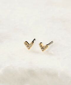 BEAUTY&YOUTH UNITED ARROWS / ビューティー&ユース ユナイテッドアローズ ピアス・イヤリング | ＜BAQLESS＞Honesty Little Heart ピアス