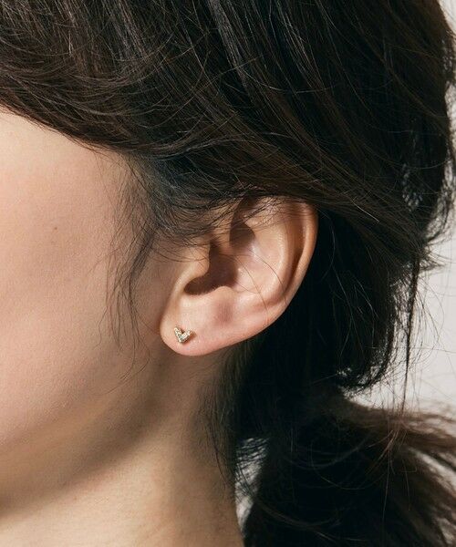BEAUTY&YOUTH UNITED ARROWS / ビューティー&ユース ユナイテッドアローズ ピアス・イヤリング | ＜BAQLESS＞Honesty Little Heart ピアス | 詳細1
