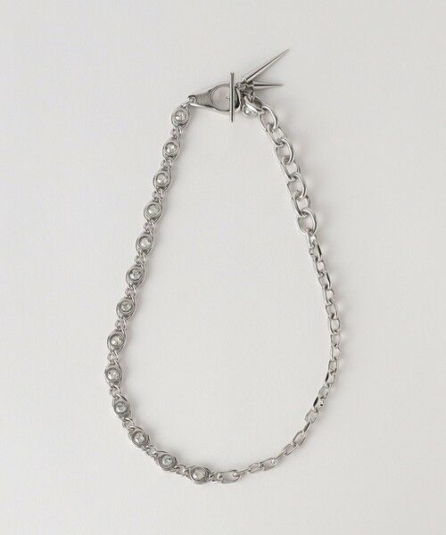 BEAUTY & YOUTH UNITED ARROWS/ビューティー&ユース ユナイテッドアローズ <Soierie>Dark Metal ネックレス SILVER FREE BEAUTY & YOUTH UNITED ARROWS/ビューティー&ユース ユナイテッドアローズ <Soierie>Dark Metal ネックレス SILVER FREE
