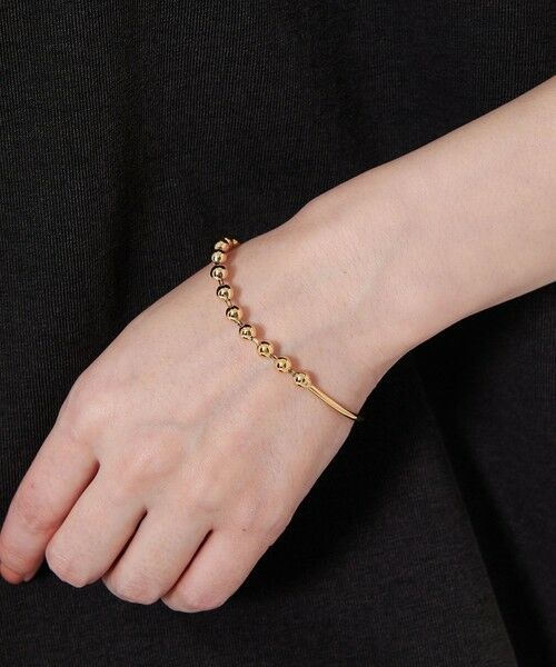 BEAUTY & YOUTH UNITED ARROWS/ビューティー&ユース ユナイテッドアローズ メタルパーツ×ボールチェーン ブレスレット GOLD FREE BEAUTY & YOUTH UNITED ARROWS/ビューティー&ユース ユナイテッドアローズ メタルパーツ×ボールチェーン ブレスレット GOLD FREE