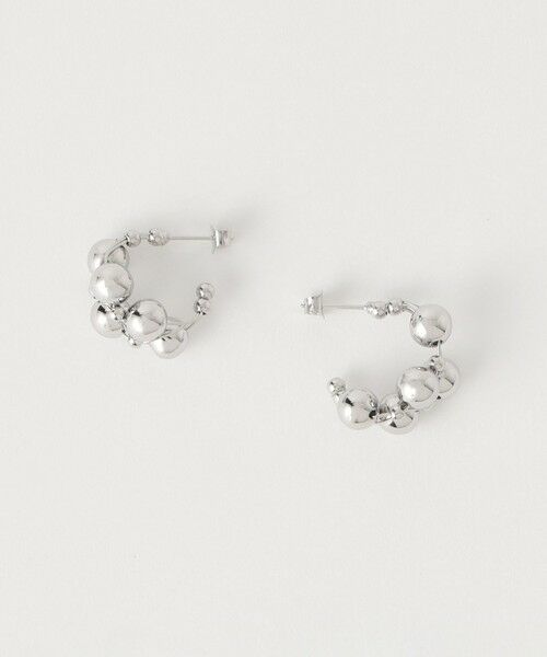 BEAUTY & YOUTH UNITED ARROWS/ビューティー&ユース ユナイテッドアローズ メタルボール ピアス SILVER FREE BEAUTY & YOUTH UNITED ARROWS/ビューティー&ユース ユナイテッドアローズ メタルボール ピアス SILVER FREE